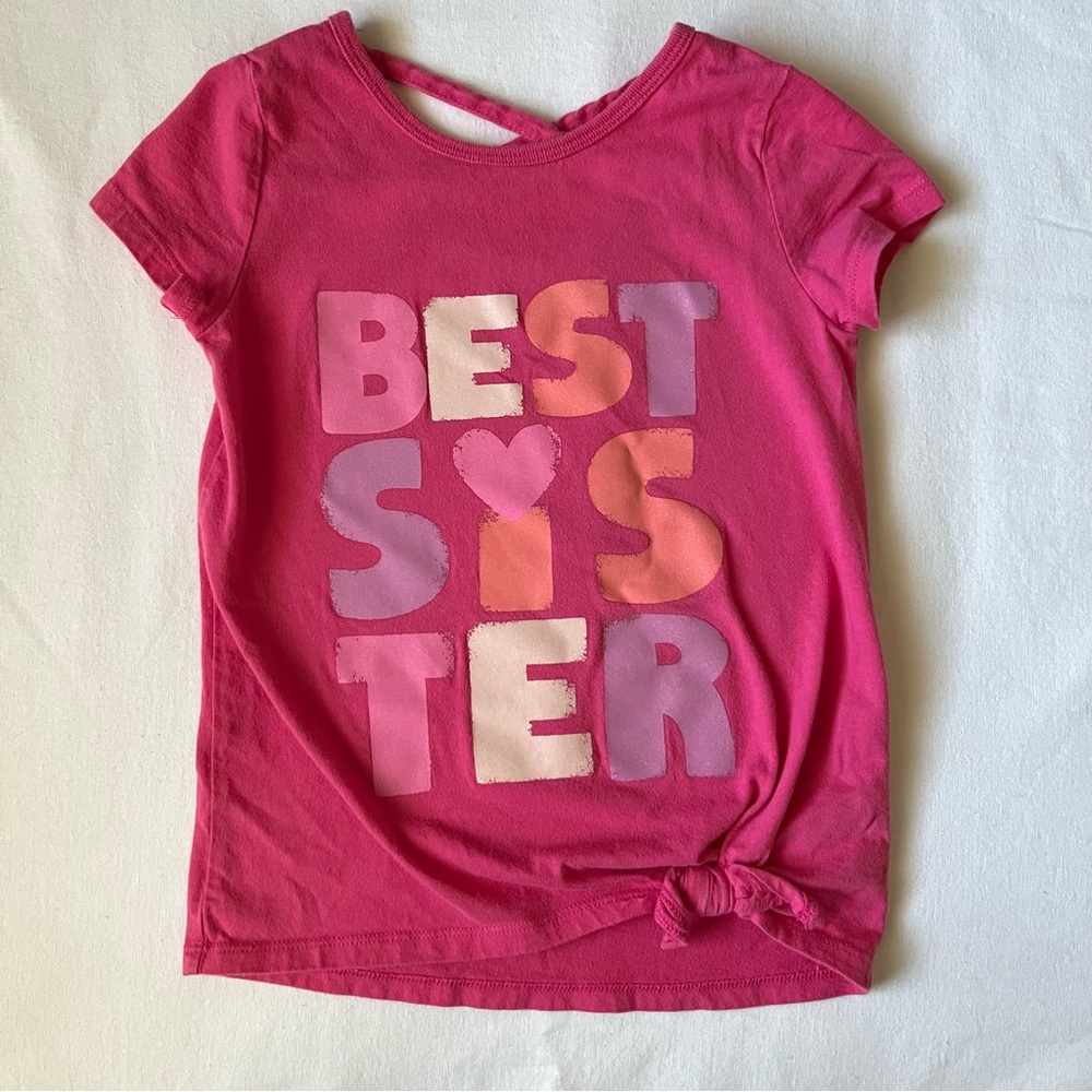 Carter’s - Girls - Best Sister Graphic T-Shirt Size 5